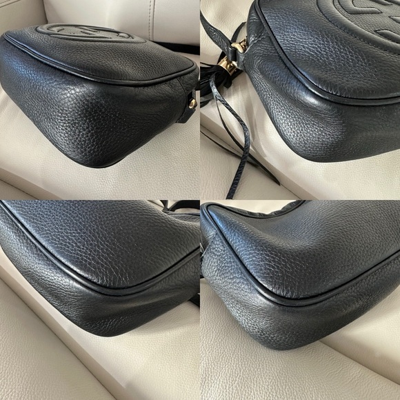 💯Authentic Gucci Soho Disco  Black Leather Crossbody Bag🍀 - Picture 16 of 17